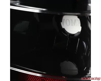 Spec-D LED Taillights - G2 (Jet Black Housing/Clear Lens) Chevrolet Silverado 2003-2007 - LT-SIV03BKLED-G2-TM