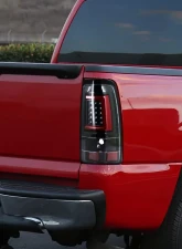 Spec-D LED Taillights - G2 (Jet Black Housing/Clear Lens) Chevrolet Silverado 2003-2007                                     - LT-SIV03BKLED-G2-TM - Image 9