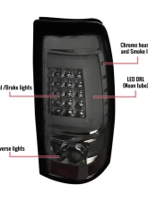 Spec-D LED Taillights - G2 (Chrome Housing/Smoked Lens) Chevrolet Silverado 2003-2007                                     - LT-SIV03GLED-G2-TM - Image 9