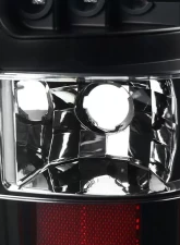 Spec-D V2 LED Taillights (Matte Black Housing/Clear Lens) Chevrolet Silverado 2003-2007                                     - LT-SIV03JMLED-V2-TM - Image 4