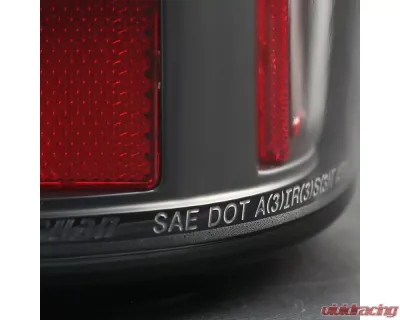 Spec-D V2 LED Taillights (Matte Black Housing/Clear Lens) Chevrolet Silverado 2003-2007 - LT-SIV03JMLED-V2-TM