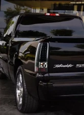 Spec-D V2 LED Taillights (Matte Black Housing/Clear Lens) Chevrolet Silverado 2003-2007                                     - LT-SIV03JMLED-V2-TM - Image 10