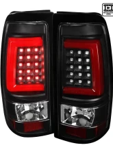 Spec-D Red C Bar LED Taillights - G2 (Black Housing/Clear Lens) Chevrolet Silverado 2003-2007                                     - LT-SIV03JRLED-G2-TM - Image 10