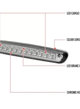 Spec-D LED 3rd Brake Light (Chrome Housing/Clear Lens) Chevrolet | GMC 2007-2012                                     - LT-SIV07RBCLED-RS - Image 5