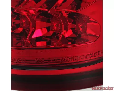 Spec-D LED Taillights (Chrome Housing/Red Lens) Chevrolet Silverado 2007-2014 - LT-SIV07RLED-TM