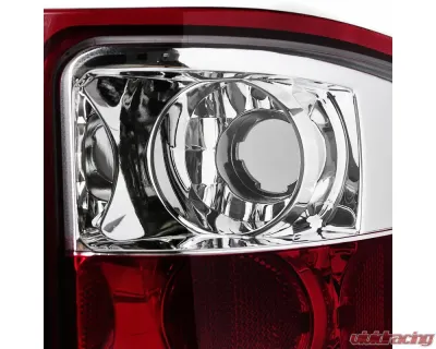 Spec-D LED Taillights (Chrome Housing/Red Lens) Chevrolet Silverado 2007-2014 - LT-SIV07RLED-TM