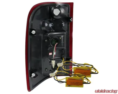 Spec-D LED Taillights (Chrome Housing/Red Lens) Chevrolet Silverado 2007-2014 - LT-SIV07RLED-TM