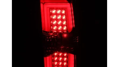 Spec-D LED Taillights (Chrome Housing/Red Lens) Chevrolet Silverado | GMC Sierra 2014-2019                                     - LT-SIV14RLED-TM - Image 2