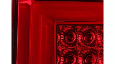 Spec-D LED Taillights (Chrome Housing/Red Lens) Chevrolet Silverado | GMC Sierra 2014-2019                                     - LT-SIV14RLED-TM - Image 4