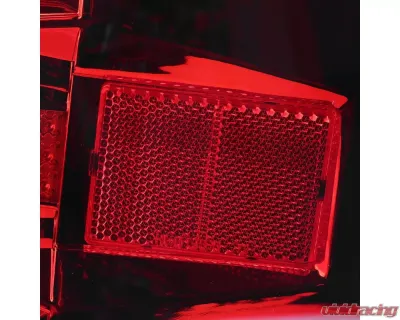 Spec-D LED Taillights (Chrome Housing/Red Lens) Chevrolet Silverado | GMC Sierra 2014-2019 - LT-SIV14RLED-TM