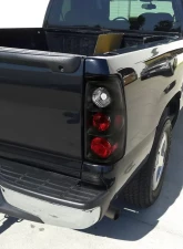 Spec-D Taillights (Matte Black Housing/Clear Lens) Chevrolet Silverado | GMC Sierra 1999-2007                                     - LT-SIV99JM-TM - Image 9
