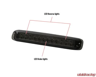 Spec-D LED 3rd Brake Light - RS (Chrome Housing/Smoke Lens) Chevrolet | GMC 1999-2007 - LT-SIV99RBGLED-RS