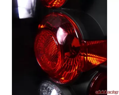 Spec-D Taillights (Matte Black Housing/Clear Lens) Toyota Tacoma 2005-2008 - LT-TAC06JM-TM