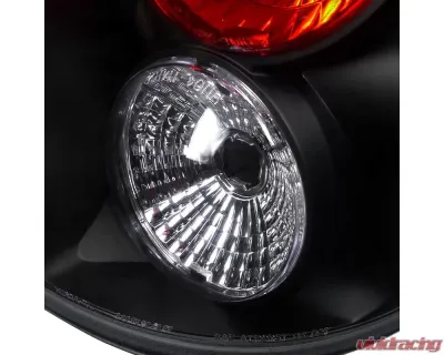 Spec-D Taillights (Matte Black Housing/Clear Lens) Toyota Tacoma 2005-2008 - LT-TAC06JM-TM