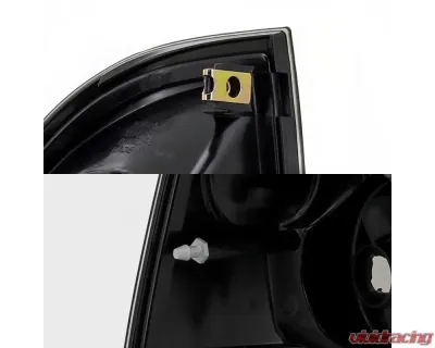 Spec-D Taillights (Matte Black Housing/Clear Lens) Toyota Tacoma 2005-2008 - LT-TAC06JM-TM