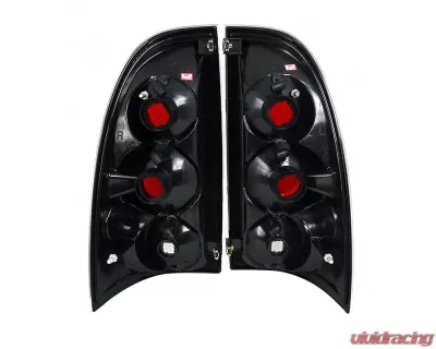 Spec-D Taillights (Matte Black Housing/Clear Lens) Toyota Tacoma 2005-2008 - LT-TAC06JM-TM