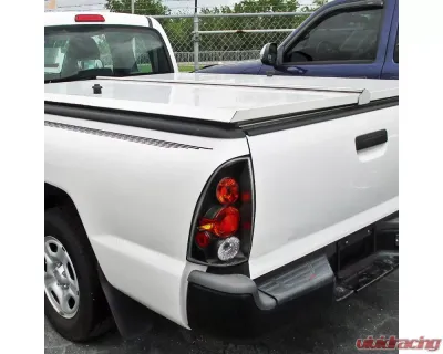 Spec-D Taillights (Matte Black Housing/Clear Lens) Toyota Tacoma 2005-2008 - LT-TAC06JM-TM