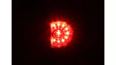 Spec-D LED Taillights (Matte Black Housing/Clear Lens) Toyota Tacoma 2005-2015                                     - LT-TAC09JMLED-RS - Image 2