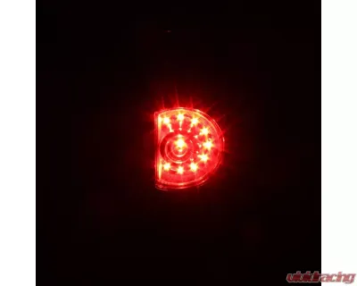 Spec-D LED Taillights (Matte Black Housing/Clear Lens) Toyota Tacoma 2005-2015 - LT-TAC09JMLED-RS