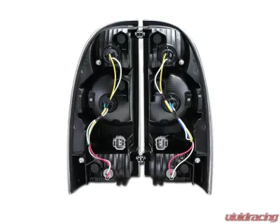 Spec-D LED Taillights (Matte Black Housing/Clear Lens) Toyota Tacoma 2005-2015 - LT-TAC09JMLED-RS