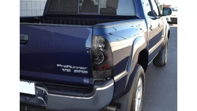 Spec-D LED Taillights (Matte Black Housing/Clear Lens) Toyota Tacoma 2005-2015                                     - LT-TAC09JMLED-RS - Image 9