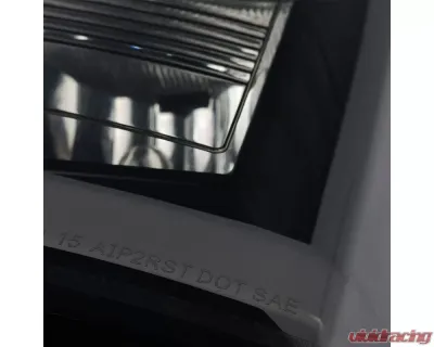 Spec-D LED Taillights (Glossy Black Housing/Smoked Lens) Chevrolet Tahoe | Suburban 2015-2020 - LT-TAH15BBLED-TM