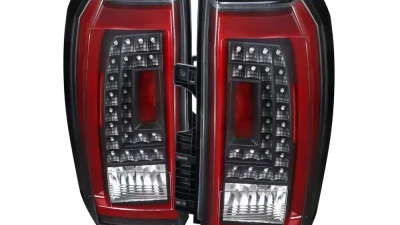 Spec-D Red Bar LED Taillights (Black Housing/Clear Lens) Chevrolet Tahoe | Suburban 2015-2020                                     - LT-TAH15JRLED-TM - Image 10