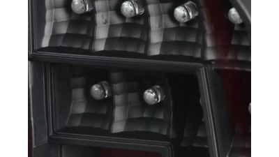 Spec-D Red Bar LED Taillights (Black Housing/Clear Lens) Chevrolet Tahoe | Suburban 2015-2020                                     - LT-TAH15JRLED-TM - Image 3