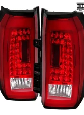 Spec-D LED Taillights (Chrome Housing/Red Lens) Chevrolet Tahoe | Suburban 2015-2020                                     - LT-TAH15RLED-TM - Image 10