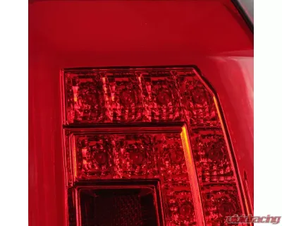 Spec-D LED Taillights (Chrome Housing/Red Lens) Chevrolet Tahoe | Suburban 2015-2020 - LT-TAH15RLED-TM