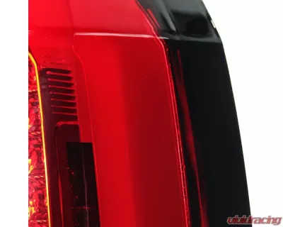 Spec-D LED Taillights (Chrome Housing/Red Lens) Chevrolet Tahoe | Suburban 2015-2020 - LT-TAH15RLED-TM