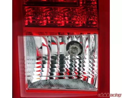 Spec-D LED Taillights (Chrome Housing/Red Lens) Chevrolet Tahoe | Suburban 2015-2020 - LT-TAH15RLED-TM