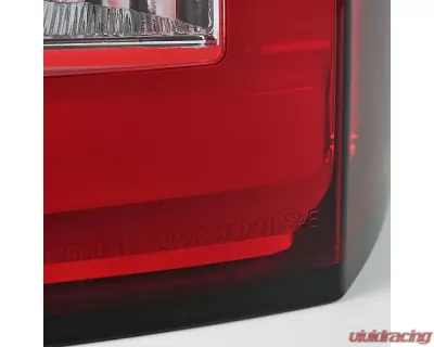 Spec-D LED Taillights (Chrome Housing/Red Lens) Chevrolet Tahoe | Suburban 2015-2020 - LT-TAH15RLED-TM