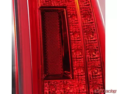 Spec-D LED Taillights (Chrome Housing/Red Lens) Chevrolet Tahoe | Suburban 2015-2020 - LT-TAH15RLED-TM