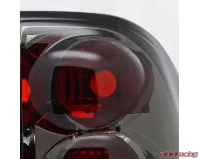 Spec-D Taillights (Chrome Housing/Smoked Lens) Chevrolet Trailblazer 2002-2009 - LT-TBLZ02G-TM