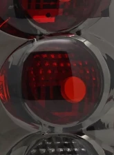 Spec-D Taillights (Chrome Housing/Smoked Lens) Chevrolet Trailblazer 2002-2009                                     - LT-TBLZ02G-TM - Image 3