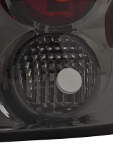 Spec-D Taillights (Chrome Housing/Smoked Lens) Chevrolet Trailblazer 2002-2009                                     - LT-TBLZ02G-TM - Image 4