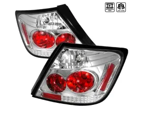 Spec-D Taillights (Chrome Housing/Clear Lens) Scion tC 2004-2010