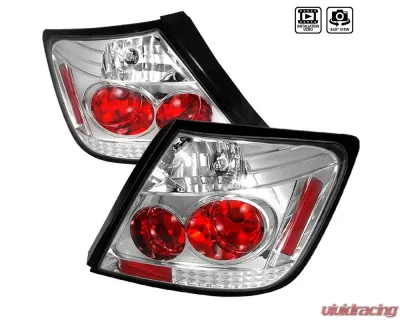 Spec-D Taillights (Chrome Housing/Clear Lens) Scion tC 2004-2010 - LT-TC04G2-TM