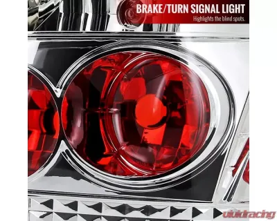 Spec-D Taillights (Chrome Housing/Clear Lens) Scion tC 2004-2010 - LT-TC04G2-TM