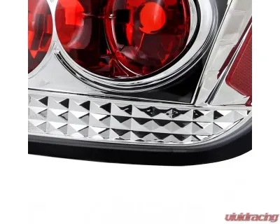Spec-D Taillights (Chrome Housing/Clear Lens) Scion tC 2004-2010 - LT-TC04G2-TM