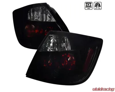 Spec-D Taillights (Glossy Black Housing/Smoke Lens) Scion tC 2004-2010 - LT-TC04G2BB-TM