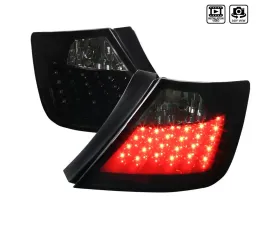 Spec-D LED Taillights (Glossy Black Housing/Smoke Lens) Scion tC 2004-2010