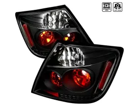 Spec-D Taillights (Matte Black Housing/Clear Lens) Scion tC 2004-2010