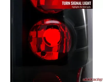 Spec-D Taillights (Matte Black Housing/Clear Lens) Nissan Titan 2004-2015 - LT-TIT04JM-TM