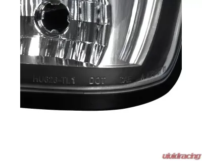 Spec-D Taillights (Matte Black Housing/Clear Lens) Nissan Titan 2004-2015 - LT-TIT04JM-TM