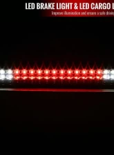Spec-D LED 3rd Brake Light (Chrome Housing/Clear Lens) Nissan Titan 2004-2015                                     - LT-TIT04RBCLED-RS - Image 2
