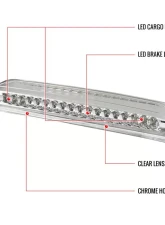 Spec-D LED 3rd Brake Light (Chrome Housing/Clear Lens) Nissan Titan 2004-2015                                     - LT-TIT04RBCLED-RS - Image 9