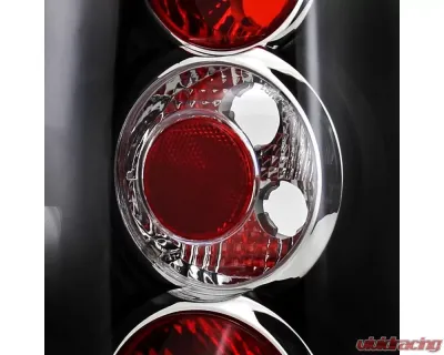 Spec-D Taillights (Matte Black Housing/Clear Lens) Hyundai Tucson 2004-2009 - LT-TUC04JM-TM