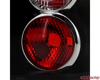 Spec-D Taillights (Matte Black Housing/Clear Lens) Hyundai Tucson 2004-2009 - LT-TUC04JM-TM